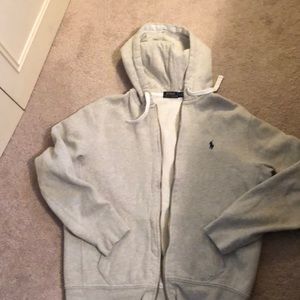 Polo zip up hoodie
